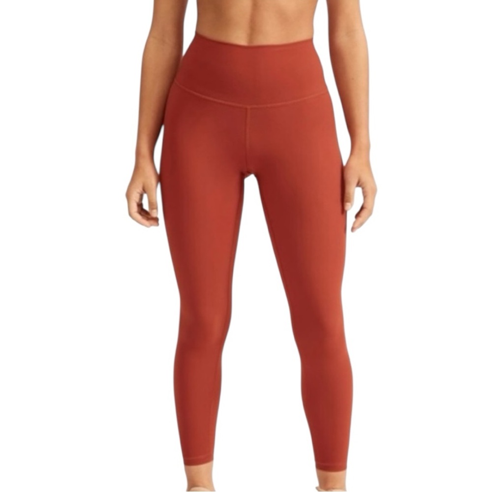 Everlane High-Waisted Rust Leggings